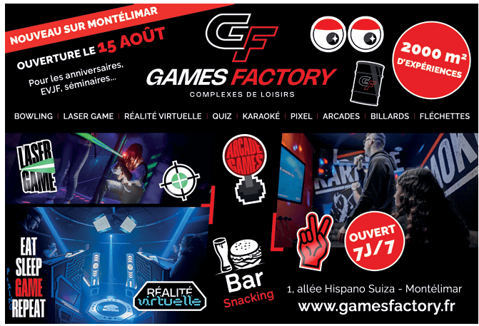 Games Factory - complexe loisirs — Montélimar